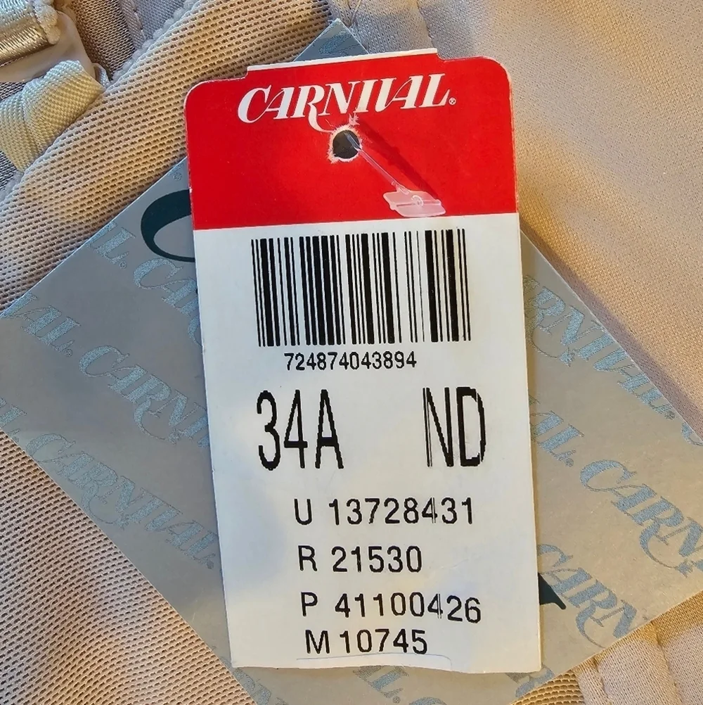 Carnival Women's Invisible Convertible Torsolette, Neutral Color, Size 34A